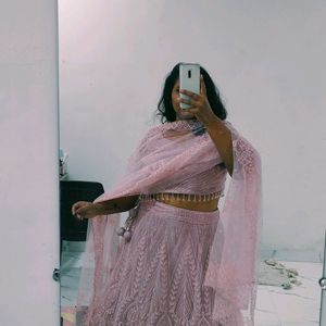 Pink Wastern Lehenga