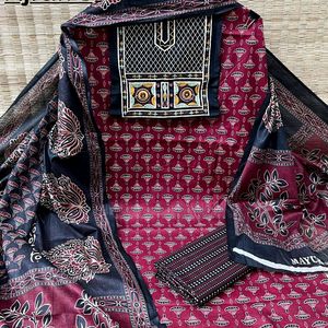 New Standard Karachi Cotton Suits Beautiful Women