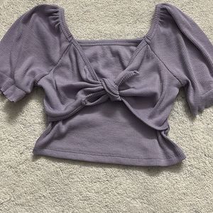 SSS Lavender Crop Top