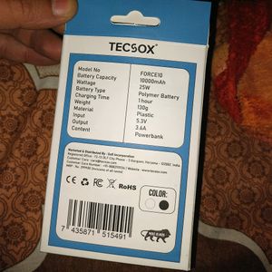 💪"TECSOX" BRAND POWERBANK. #JUST ARRIVED''😍