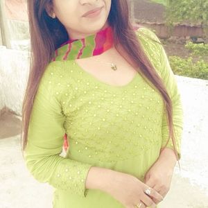 Lime Green Kurti