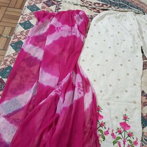 Embroidery Plazzo With Dupatta