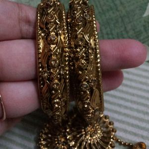 Golden Bangles Set