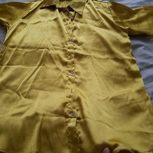 Formal Satin Shirt For Women