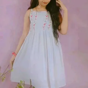 White Floral Dress