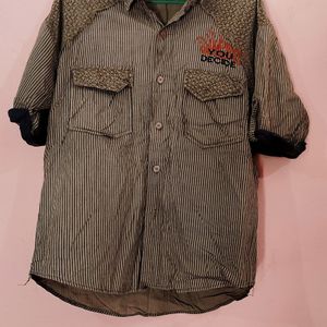 Brown Mens Shirt