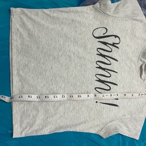 Grey Shhhh! Tee/Top