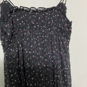 american eagle mid length dress