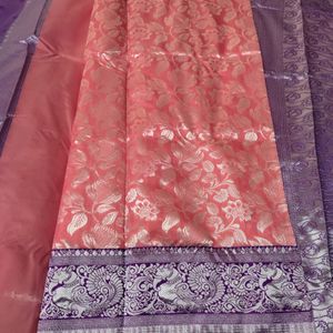 Banarasi Silk Kanjivarm Palu Saree With Blouse