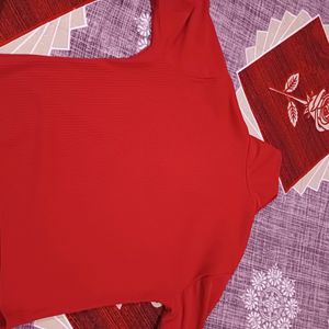 Red Crop Top