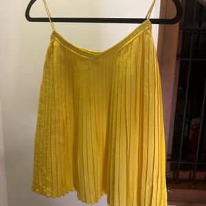 Pleated Strap Top