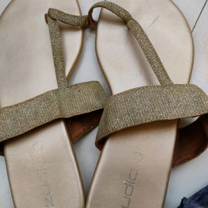 Golden Flat Footwear