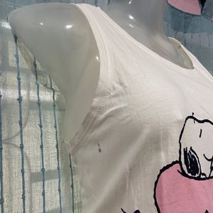 Peanuts / Snoopy Tank Top. To Fit Bust 32-34.