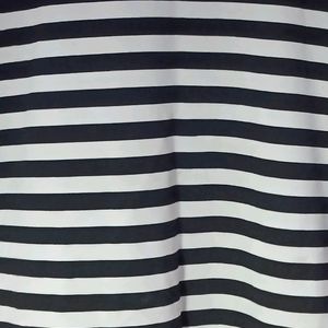 Black & White Stripes Top