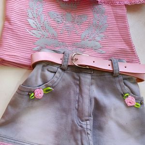 Girls Stylish Top & Pant Set.