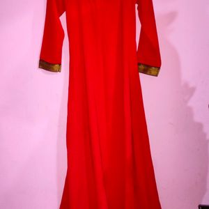 Red Anarkali Kurti