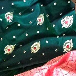 Combo Of 2 Saree_satin Silk And Mysore Sillk