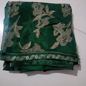 Green Saree