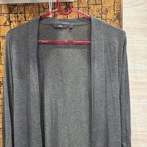 Women Grey Long Shrug