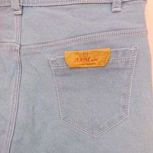 Sky blue Jean's