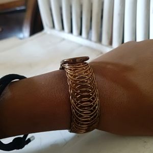 Golden Hand Bracelet