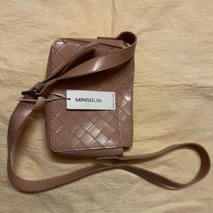 Miniso Light Pink Sling Bag