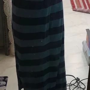 Maxi Skirt Stripy Blue