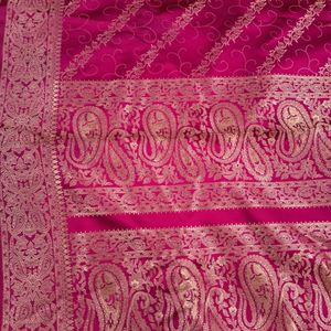 Festive Pink Saree