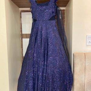 Cocktail Party Night Sequined Gown