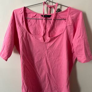 Pink T-shirt Top
