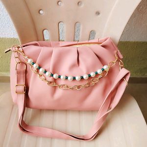 Pearl Peach Sling Bag