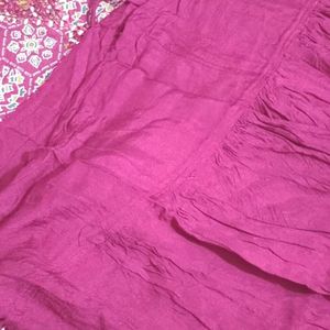 Magenta Colour Pathani Kurta