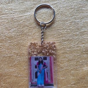 Resin Photo Keychain