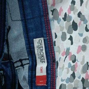 Cherokee Skinny Jeans Ankle Length Size:30