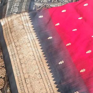 Pure Kanjeevaram Silk Saree Without blouse