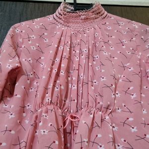 PINK FULL SLEEVES TOP