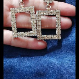 American Diamond Earrings From Pantaloons