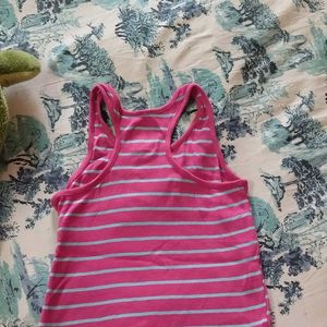 Tee Striped Pink And Blue