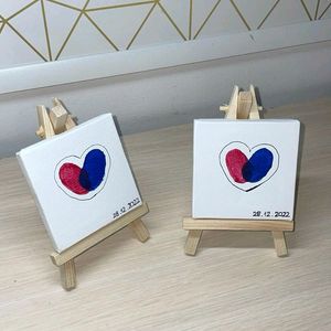 Set Of 2 Mini Canvas Painting