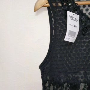 Trendy New Black Top For Women