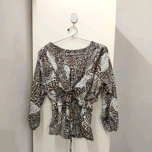 Women Leopard Print Top