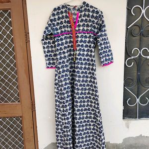 Front Cut Kurta Set