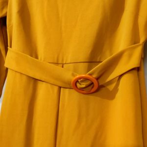 Branded ( WOMEN JUMPSUIT ) in Royal mustard Colour