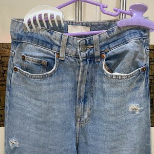 h&m wide leg jeans high waist