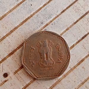 Unique Old Coin 1990 Of Rupees 1