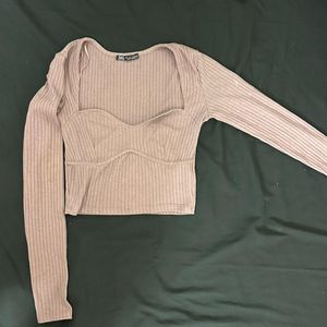 zara long sleeved top