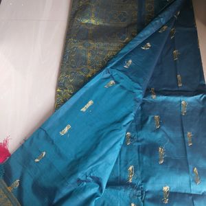 Sea Green Saree