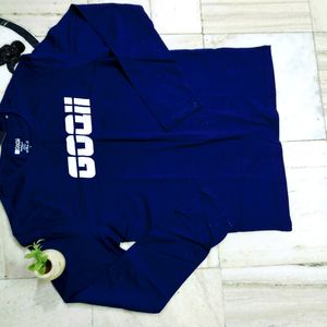 Dark Blue Long Sleeves "GoQii" Branded T-shirt 💙