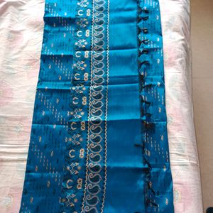 Blue Design Saree