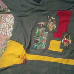 Kurta With Yellow Leggings